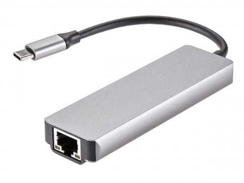 Адаптер USB 3.1 Type-Cm ->HDMI A(m) 4K@30Hz, RJ45, 2XUSB3.0, PD, iOpen <ACU435M> (1/150) фото 6