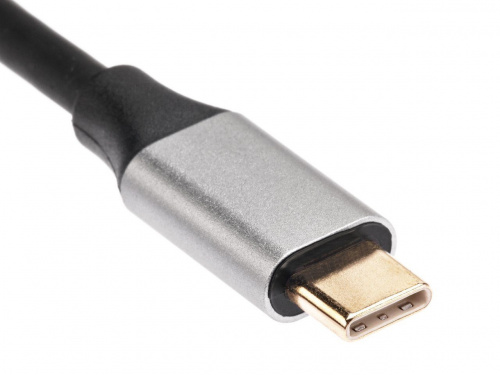USB-концентратор USB3.1 TypeCm -->HDMI+USB3.0+PD+VGA Alum Grey 4K@30Hz, Telecom<TUC055> (1/300) фото 5