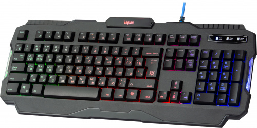 Клавиатура игровая DEFENDER Legion GK-010DL, RGB подсветка, влагоустойчивая, черный (1/20) (45010) фото 5