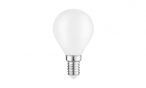 Лампа светодиодная GAUSS Filament Шар 9W 610lm 4100К Е14 milky 1/10/50 (105201209)