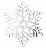 Фигура елочная  NEON-NIGHT "Снежинка резная", 81 см, цвет серебряный (1/4)