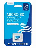 MicroSD  32GB  Move Speed FT100 10 без адаптера