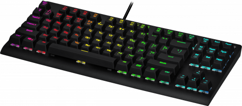 Клавиатура механическая игровая Redragon Dark Avenger 2 RU,RGB подсветка,компактная, черный (1/10) (70770) фото 5