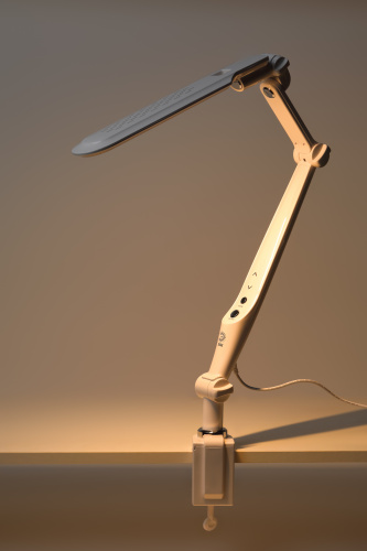 Светильник настольный ЭРА NLED-496-12W-W светодиодный на струбцине белый (1/12) фото 3
