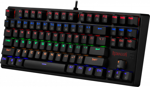 Клавиатура механическая игровая Redragon Daksa RU, Rainbow, Full Anti-Ghosting, черный (1/10) (78308) фото 3