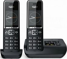 Р/Телефон Dect Gigaset 550A DUO RUS черный (труб. в компл.:2шт) автооветчик АОН