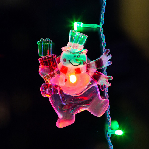 Фигурка NEON-NIGHT "Снеговик с подарком" RGB на присоске (1/15) фото 3