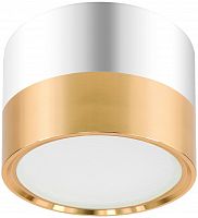 Светильник ЭРА подвесной накладной под лампу Подсветка декоративная GX53, алюминий, цвет золото+хром (40/1440) OL7 GX53 GD/сH