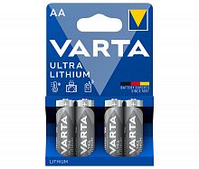 Элемент питания VARTA  LR6 ULTRA LITHIUM (4 бл)  (4/40/400) (06106301404)