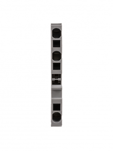 Зажим клеммный безвинтовой ЗКБ быстрого зажима 3 вывода 6 мм2 40А серый (Ph-C PT 6-TWIN) TDM (10/320) фото 3