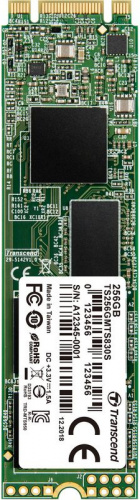 Внутренний SSD  Transcend  256GB  830S, SATA-III R/W - 560/520 MB/s, (M.2), 2280, 3D NAND (TS256GMTS830S) фото 2