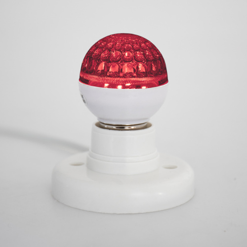 Лампа шар NEON-NIGHT Е27 9 LED Ø50мм красная (1/100) фото 2