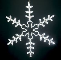 Фигура NEON-NIGHT световая "Большая Снежинка" цвет белый, размер 95*95 см  (1/5) (501-333)