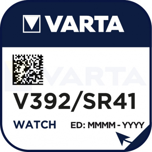 Элемент питания VARTA  V 392  (10/100) (00392101111)