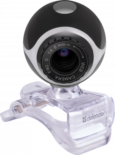 Веб-камера DEFENDER C-090, 0.3 Мп., USB 2.0, встроен. Микрофон, чёрная (1/50) (63090) фото 6