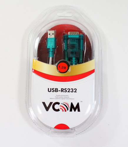 Кабель-адаптер VCOM USB AM -> COM port 9pin (добавляет в систему новый COM порт) (1/30) (VUS7050) фото 4