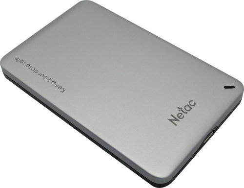 Внешний корпус Netac WH12 для HDD/SSD, 2.5", алюминий серебро (USB 3.0 / Type C /Type C) (NT07WH12-30CC)