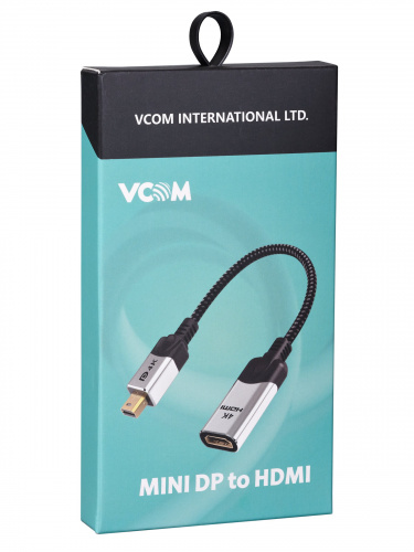 Адаптер miniDisplayPort(M) ---> HDMI(F) 0.15m 4K@60Hz VCOM <CG616M-0.15> (1/150) фото 2