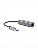 Кабель-переходник USB 3.0 (Am) --> LAN RJ-45 Ethernet 1000 Mbps, Aluminum Shell,Telecom <TU312M> (1/100)