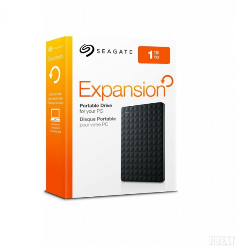 Внешний яВнешний HDD  Seagate  1 TB  Original Expansion Portable чёрный, 2.5", USB 3.0 (STEA1000400) фото 3