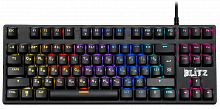 Клавиатура механическая игровая Defender Blitz GK-240L RU,Rainbow, черный (45240)