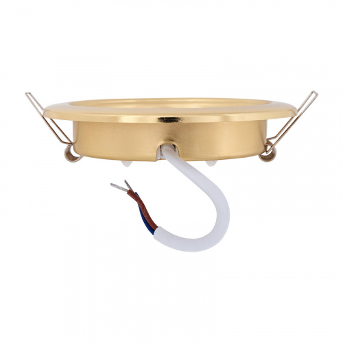 Светильник REXANT GX53 золото термостойкое пластиковое кольцо в комплекте (1/100) фото 3