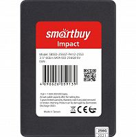 Внутренний SSD  Smart Buy  256GB  Impact, SATA-III, R/W - 560/520 MB/s, 2.5", Phison PS3112-S12, TLC 3D NAND