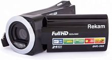 Видеокамера Rekam DVC-360 черный IS el 3" 1080p SDHC+MMC Flash/Flash