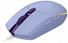 Мышь проводная игровая Logitech G102 Lightsync оптическая (8000dpi) USB (6but), (910-005857), лиловый (1/15)