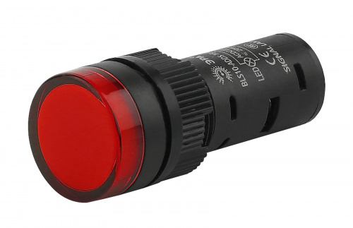 Лампа ЭРА AD16DS(LED)матрица d16мм красный 24В AC/DC (20/1000/28000)