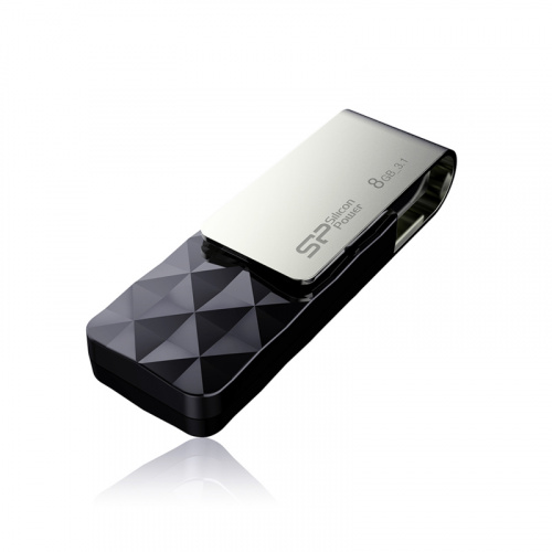 Флеш-накопитель USB 3.0  8GB  Silicon Power  Blaze B30  чёрный (SP008GBUF3B30V1K) фото 2