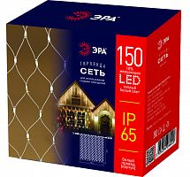 Гирлянда светодиодная ЭРА ERAPS-SK2 сеть 1 5x2 м тёплый белый свет 150 LED (1/6) (Б0051894)