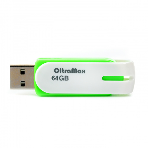 Флеш-накопитель USB  64GB  OltraMax  220  зелёный (OM-64GB-220-Green) фото 2