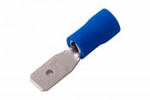 Клемма плоская изолированная штекер 2.8 мм 1.5-2.5 мм² (РПи-п 2.5-(2.8)) синяя REXANT (100/27000)