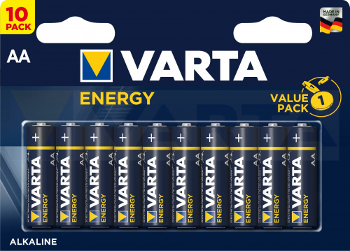 Элемент питания VARTA  LR6 ENERGY (10 бл)  (10/200) (04106229491)