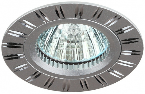 Светильник ЭРА алюминиевый MR16 KL33 AL/SL, 50W, серебро/хром (1/50) фото 4