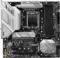 Материнская плата MSI MAG B760M MORTAR WIFI DDR4 Soc-1700 Intel B760 4xDDR4 mATX AC`97 8ch(7.1) 2.5Gg+HDMI+DP