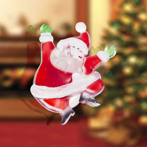 Фигурка NEON-NIGHT "Санта Клаус" RGB на присоске (1/15) (501-023) фото 3
