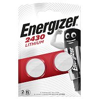 Элемент питания ENERGIZER  CR 2430 Lithium (2бл)   (20/280) (7638900379914)