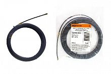Нейлоновая кабельная протяжка НКП диаметр 4мм длина 10м с наконечниками (черная) TDM (1/10/30) (SQ0590-0022)
