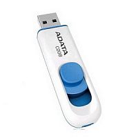 USB  64GB  A-Data  C008  белый/синий
