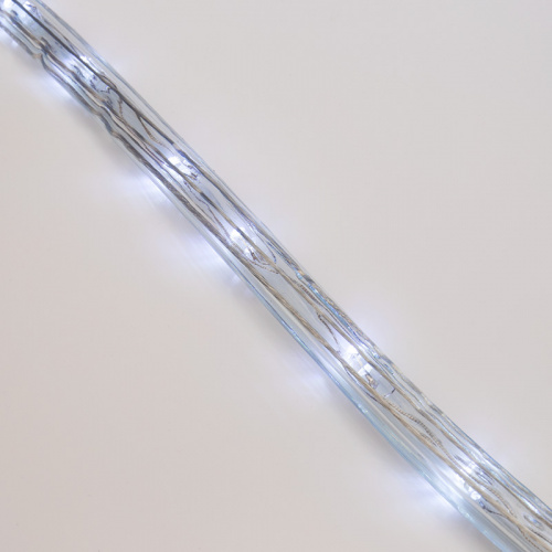 Дюралайт NEON-NIGHT LED, свечение с динамикой (3W) - белый Эконом 24 LED/м , бухта 100м (100/100) фото 4