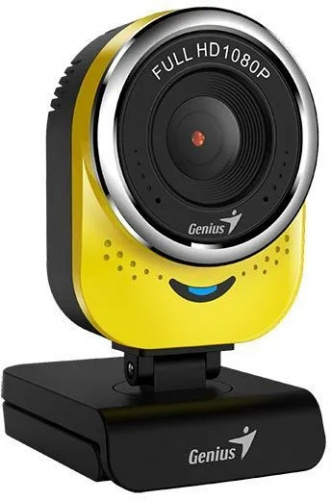 Веб-камера GENIUS QCam 6000, 1080P, Mpix (1920x1080) USB2.0 с микрофоном, желтый (32200002409) фото 2