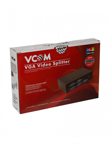 Разветвитель VGA 1->8-port (VGA15M+8VGA15F)+б.п. VCOM <VDS8017>  (1/20) фото 3