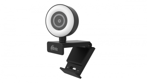 Веб-камера RITMIX RVC-250, светодиодная подсветка,2592*1944, 2K, автофокус, встроенный микрофон, черный (1/50) (80001305) фото 2