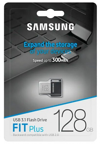 Флеш-накопитель USB 3.1  128GB  Samsung  Fit Plus  (MUF-128AB/APC) фото 3