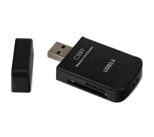 Картридер CBR Human Friends Speed Rate Multi Black USB 2.0, черный фото 3