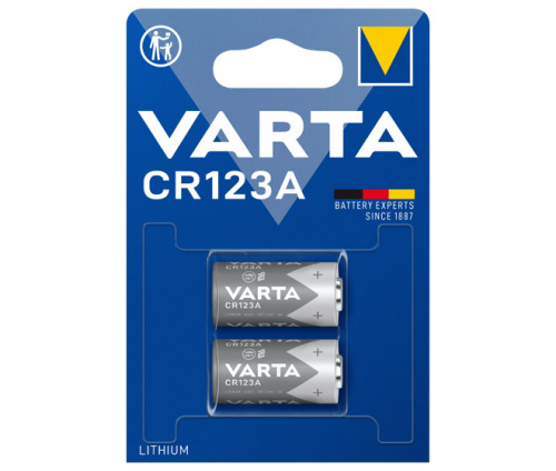 Элемент питания VARTA  CR 123A Lithium (2 бл)  (2/20/200) (06205301402)