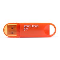 Флеш-накопитель USB  8GB  Exployd  570  оранжевый (EX-8GB-570-Orange)
