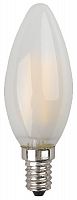 Лампа светодиодная ЭРА F-LED B35-9w-840-E14 frost Е14 / Е14 9Вт филамент свеча матовая нейтральный белый свет (1/100) (Б0046996)